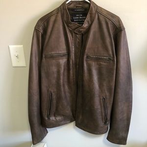 Lucky Brand Vintage Leather Jacket